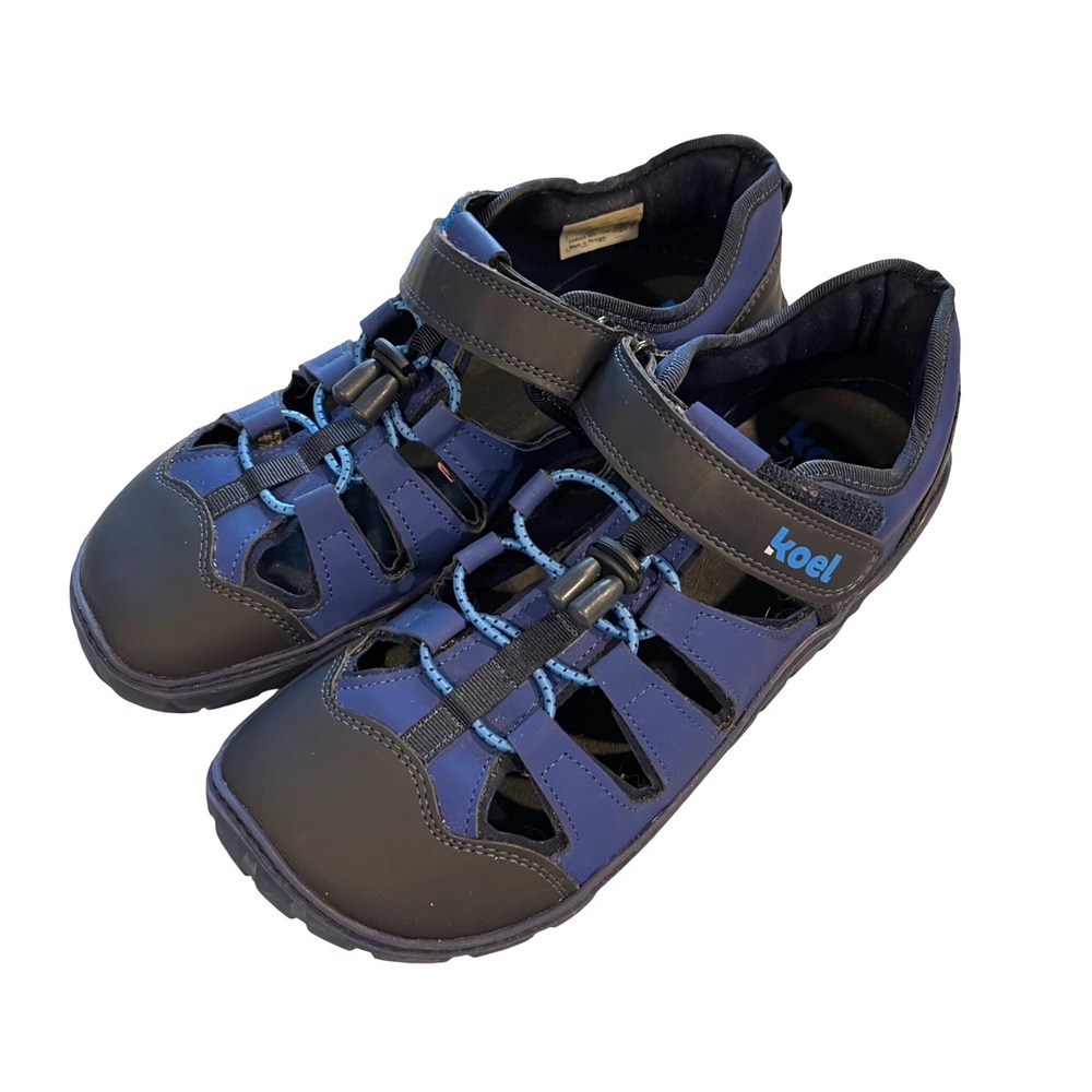 Koel Madison Barefoot Sandals Womens 38 Blue Black Gorpcore Minimalist Zero Drop
